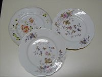 Assiettes  en porcelaine 1900